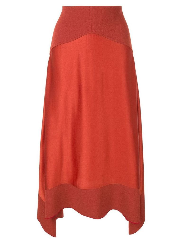 Dion Lee Transfer skirt - Red