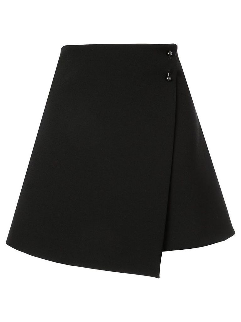 Dion Lee mini wrap skirt - Black