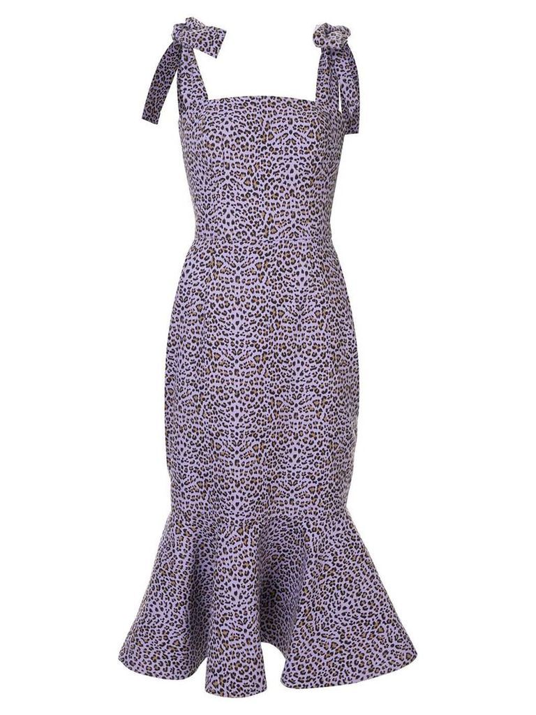 Bambah Leopard mermaid dress - PINK
