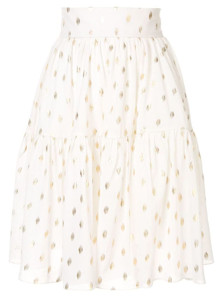 Bambah disco mini skirt - White