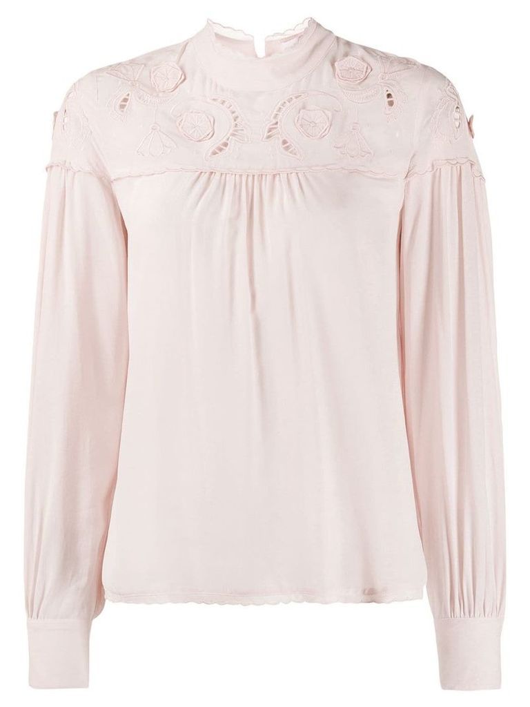 See by Chloé cut out blouse - Neutrals