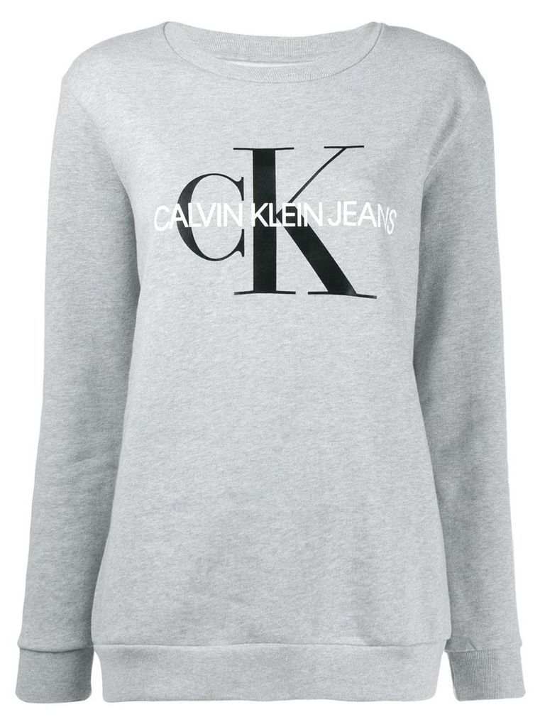 Calvin Klein Jeans logo sweatshirt - Grey
