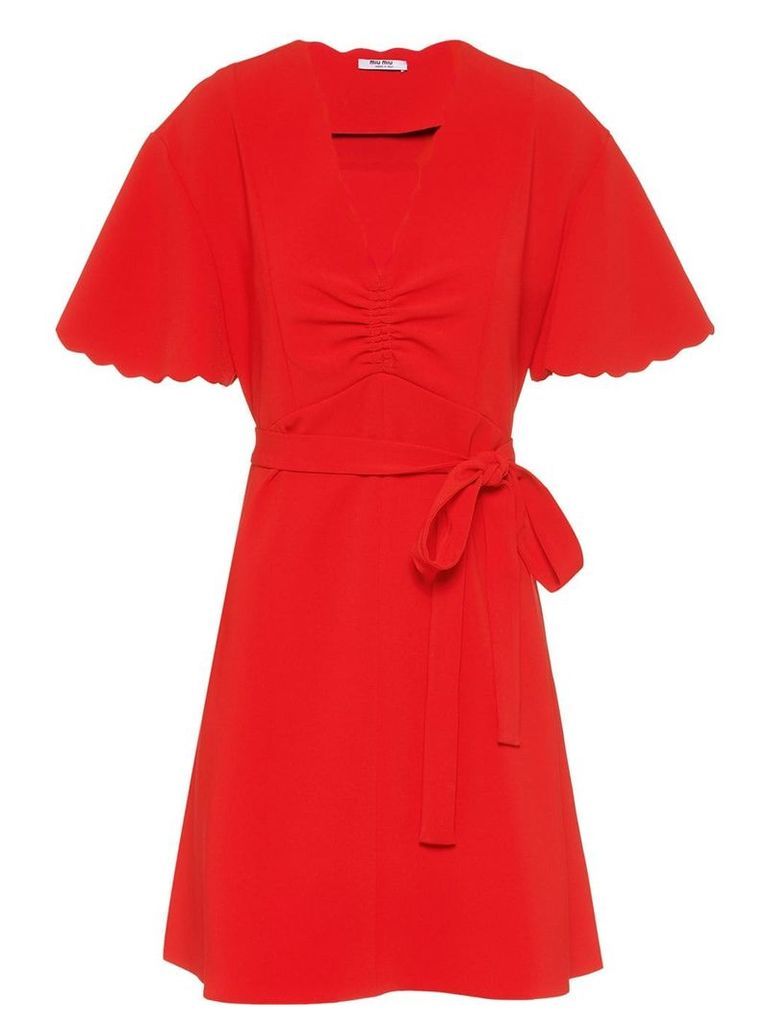 Miu Miu Faille cady dress - Red