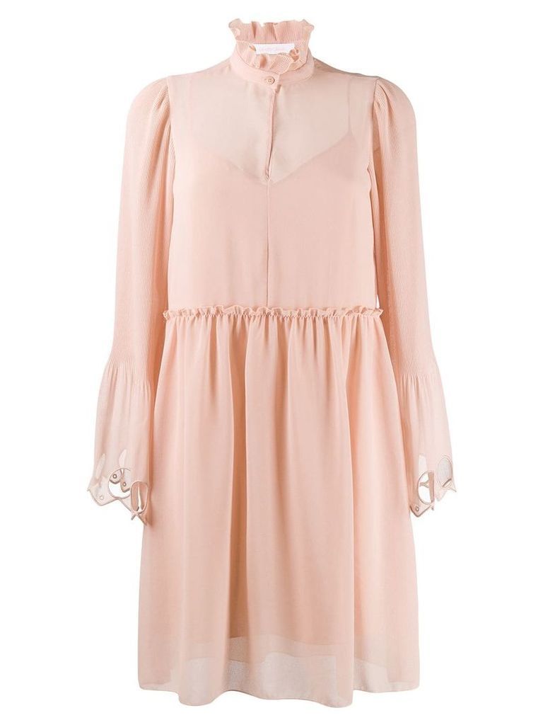 See by Chloé bell sleeve dress - Neutrals