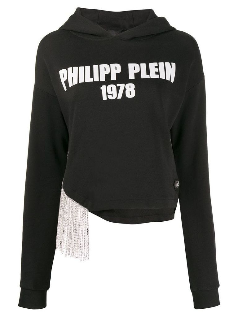 Philipp Plein cropped hoodie - Black