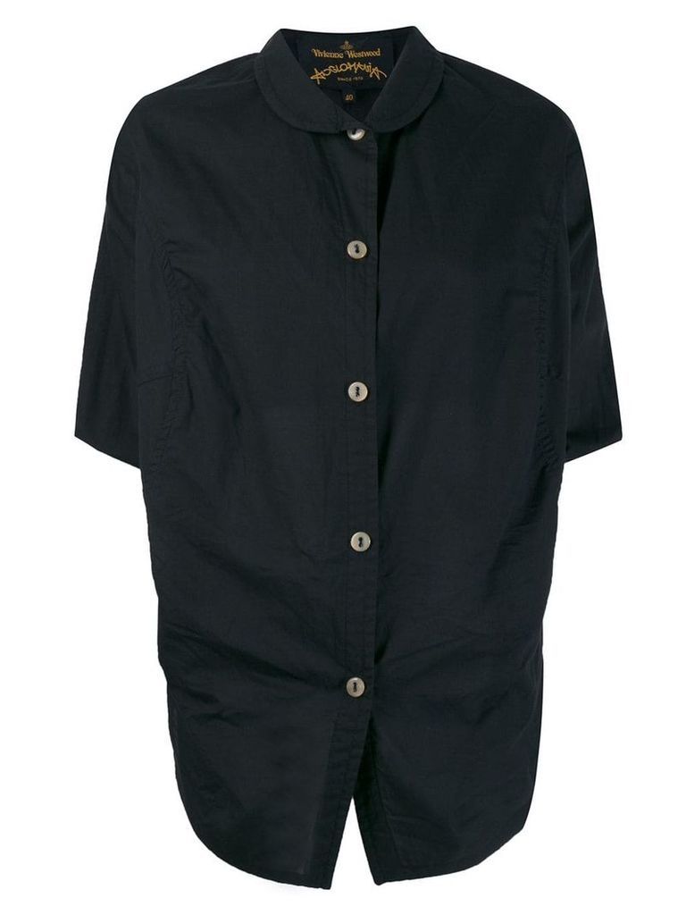 Vivienne Westwood Anglomania draped button shirt - Black