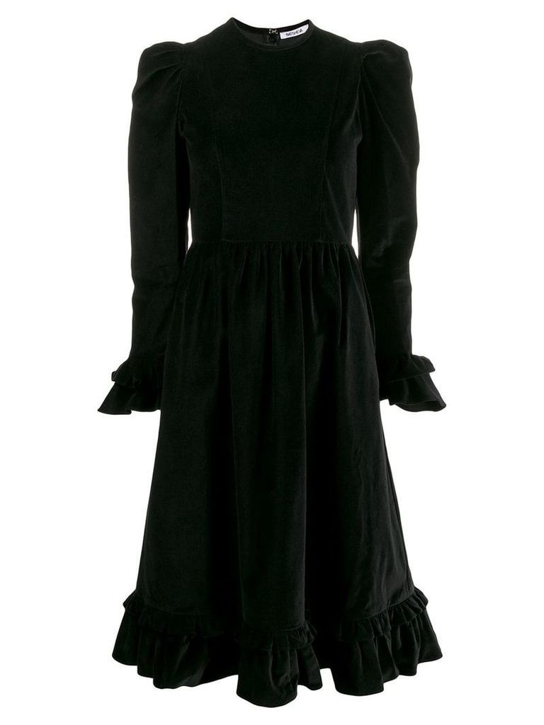 Batsheva round neck dress - Black