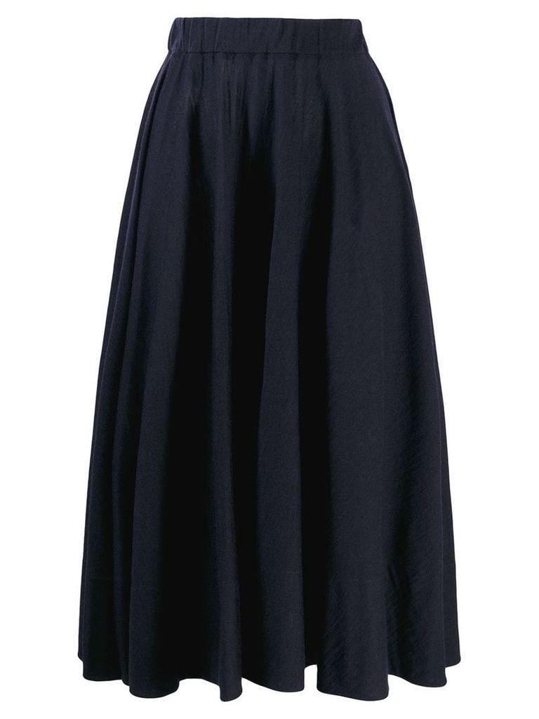 Jil Sander pleated skirt - Blue