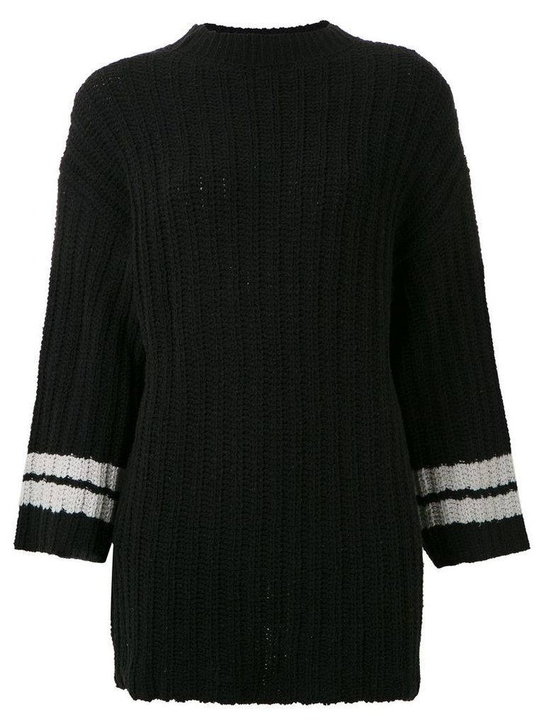 Osklen long line sweater - Black