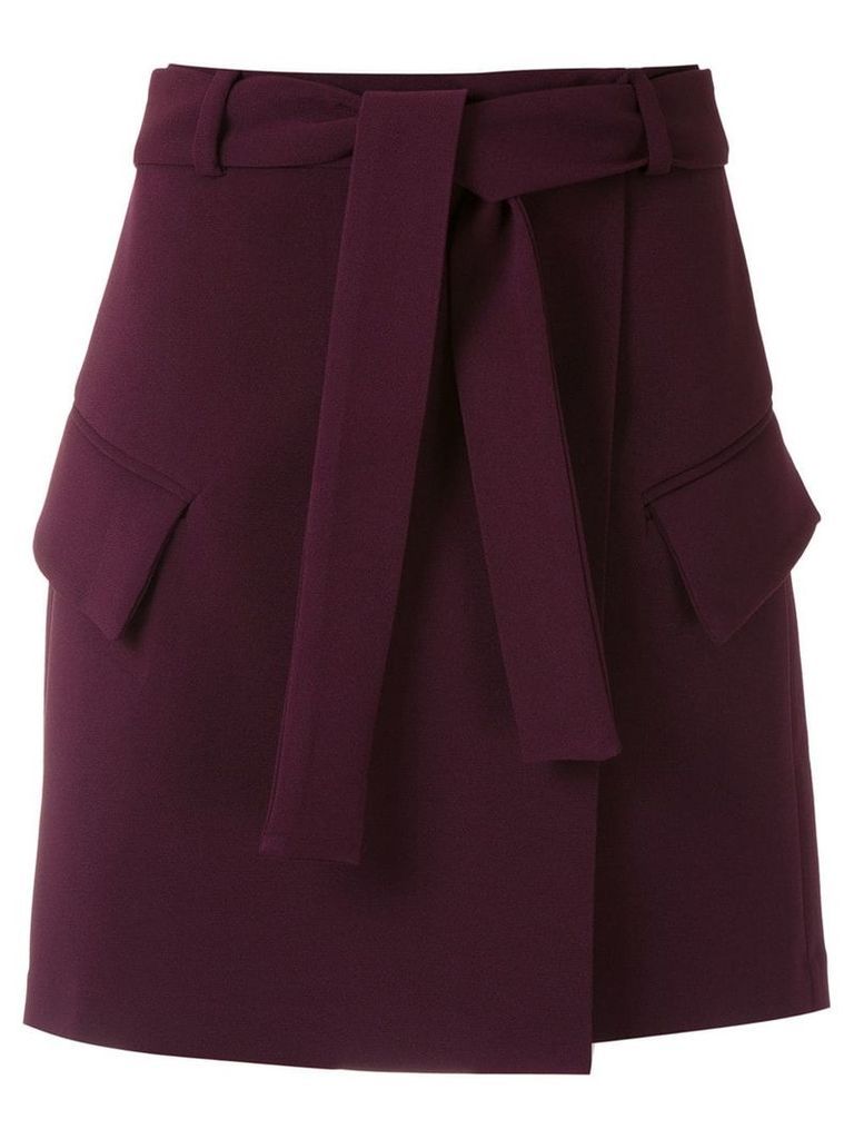 Framed High Tailoring skirt - PURPLE