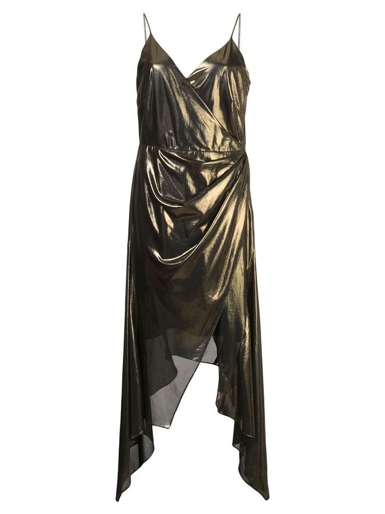 Haney Alaina asymmetric dress - GOLD
