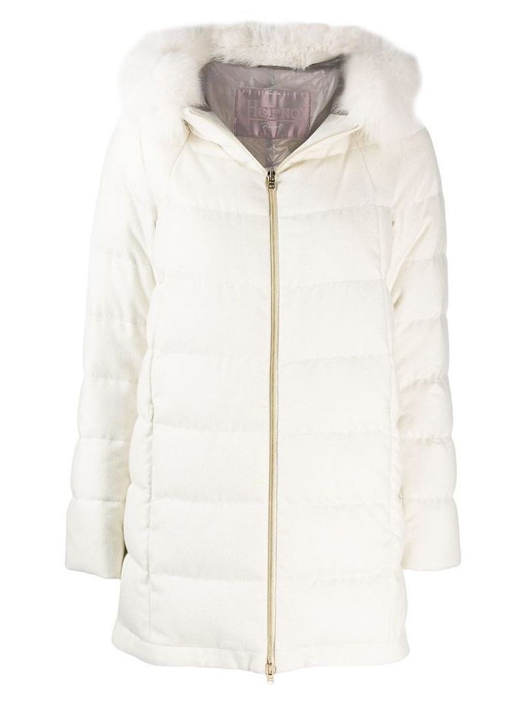 Herno padded coat - White