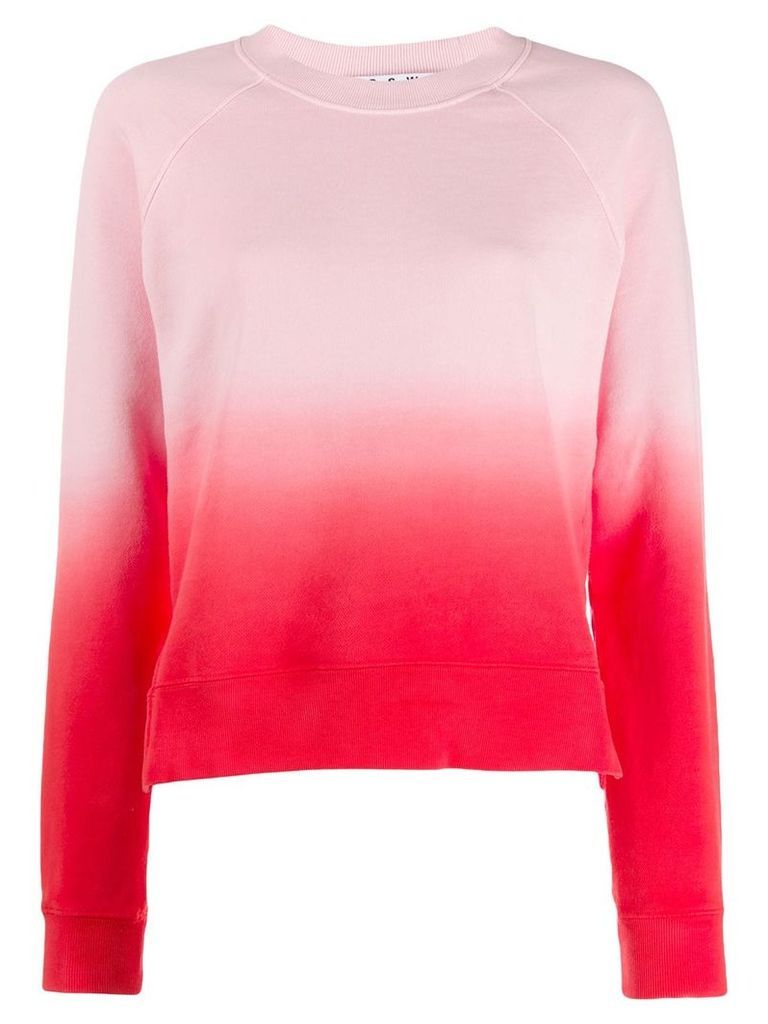 Proenza Schouler White Label tie-dye gradient sweatshirt - PINK