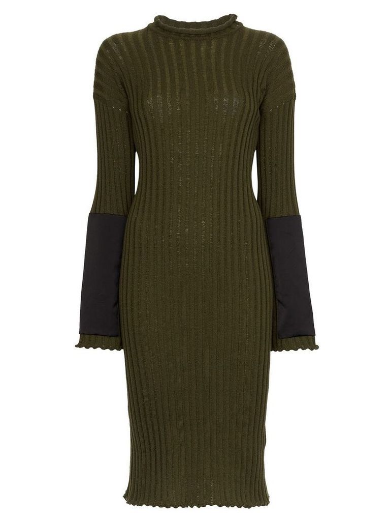 Bottega Veneta knitted cashmere midi dress - Green