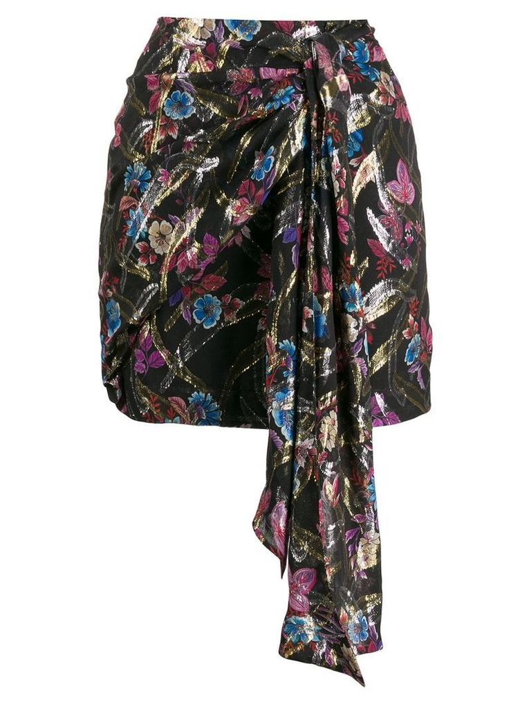 Pinko floral print skirt - Black