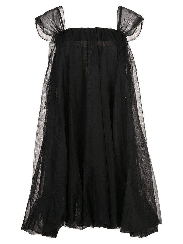Simone Rocha flared tulle dress - Black