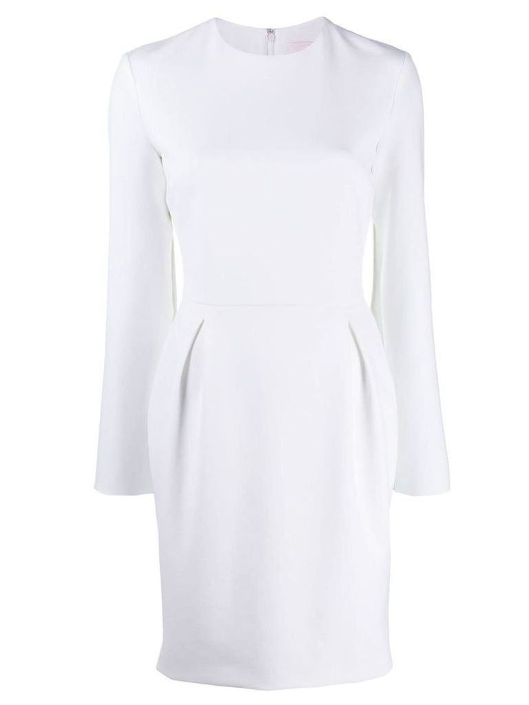 Genny fitted mini dress - White