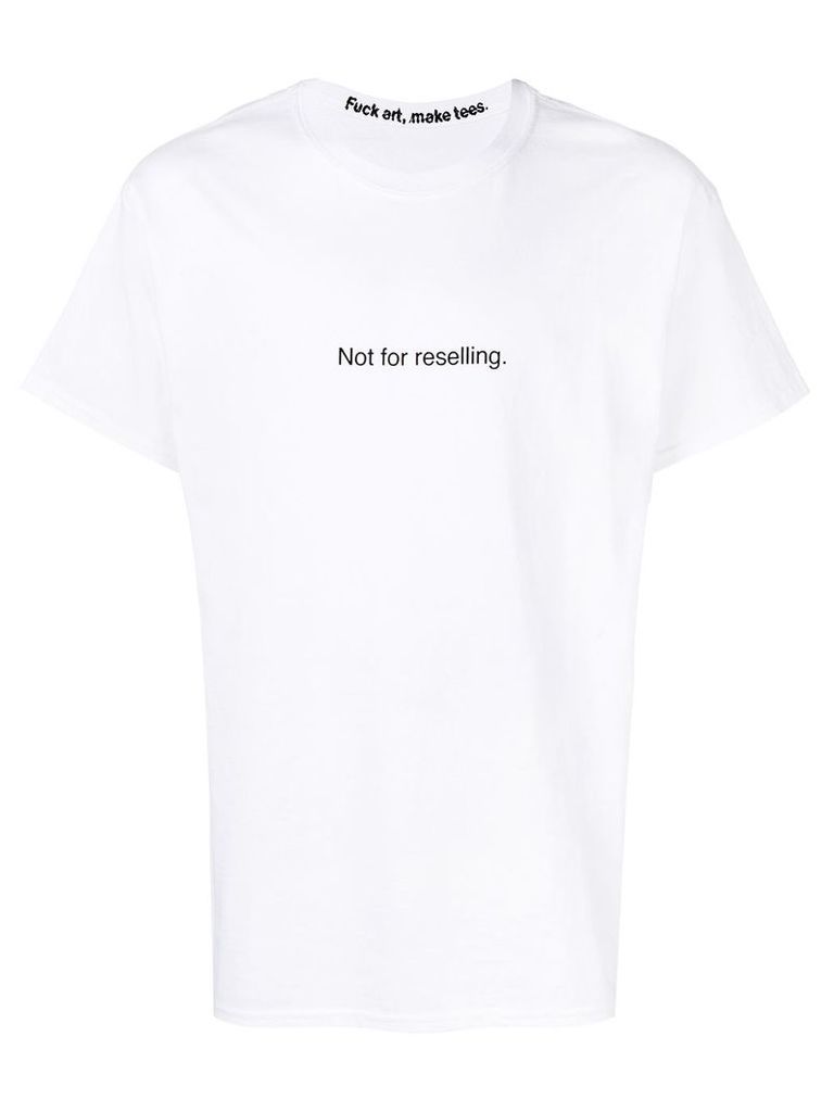 F.A.M.T. Not for Reselling T-shirt - White