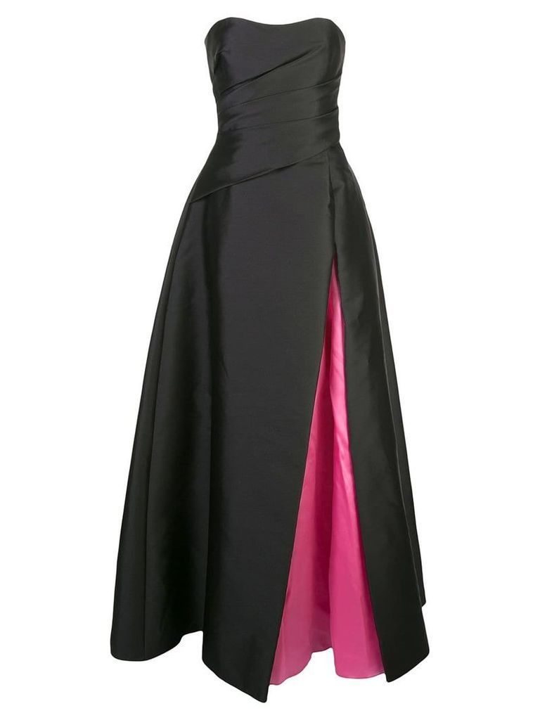 Carolina Herrera strapless evening dress - Black