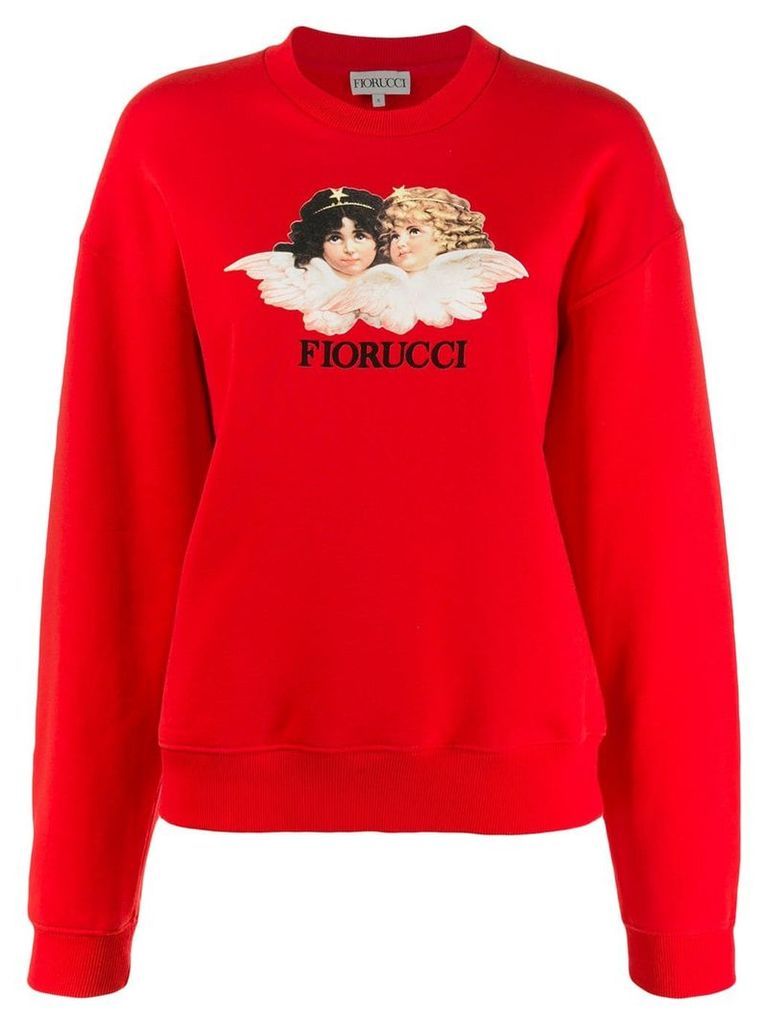 Fiorucci Vintage Angels sweater - Red