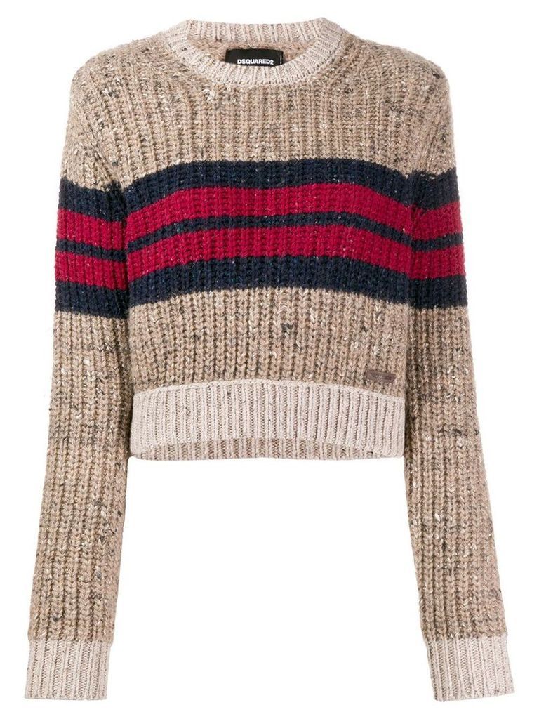 Dsquared2 cropped jumper - Brown