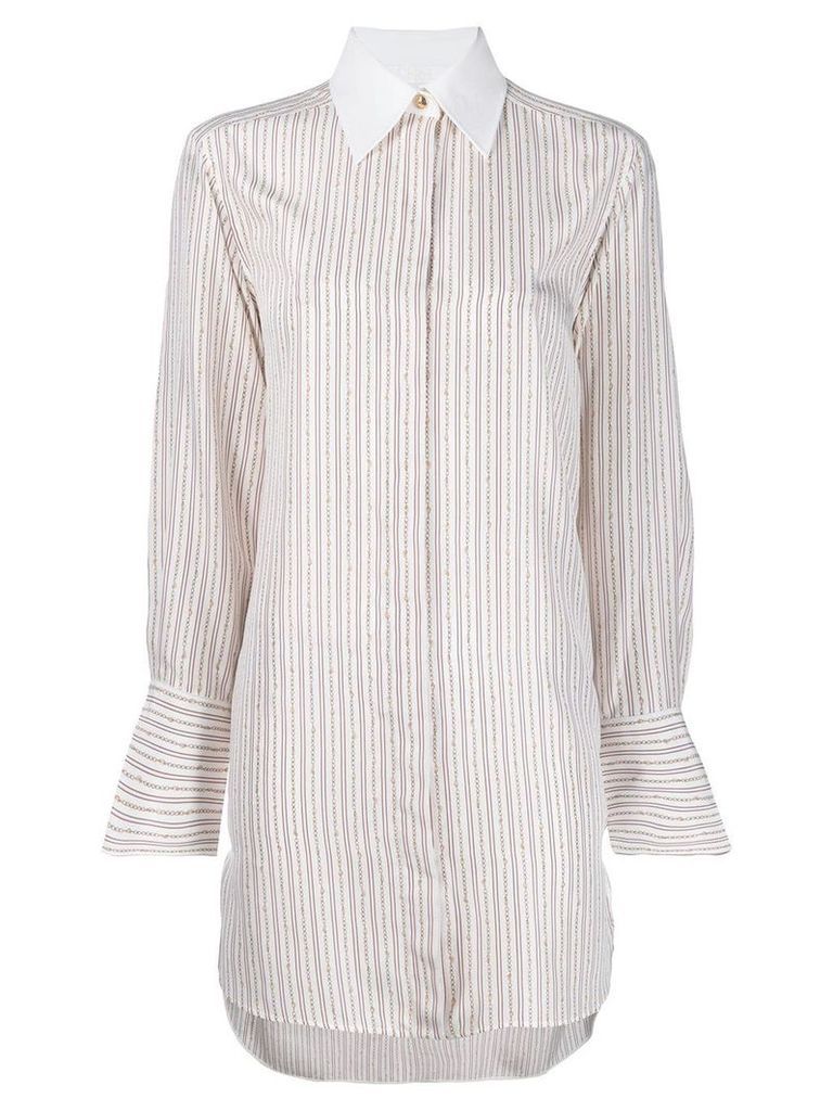 Chloé striped silk shirt - White