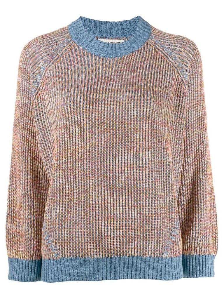 Henrik Vibskov Dusty knitted sweater - Blue