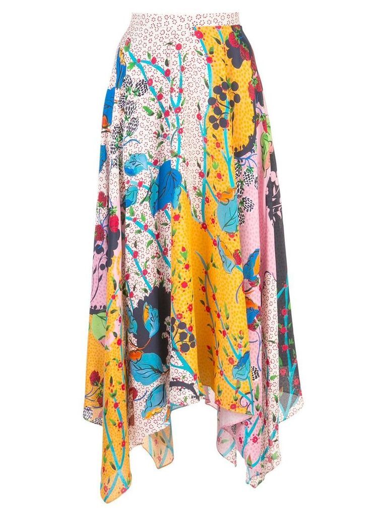 Saloni multi-pattern skirt - Multicolour