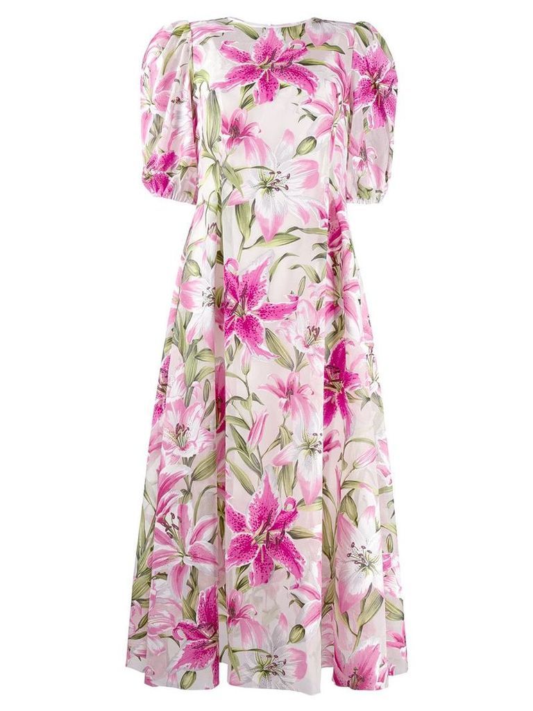 Dolce & Gabbana lily tea dress - PINK