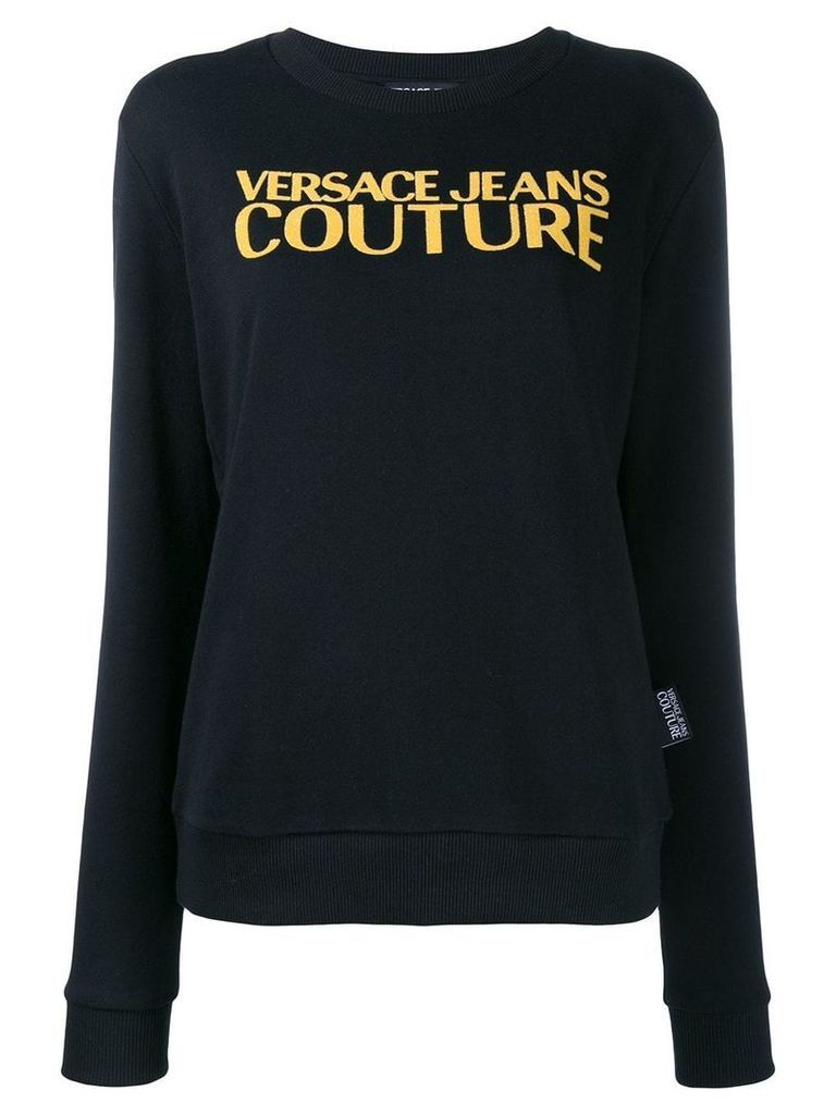 Versace Jeans Couture Caviar logo sweatshirt - Black