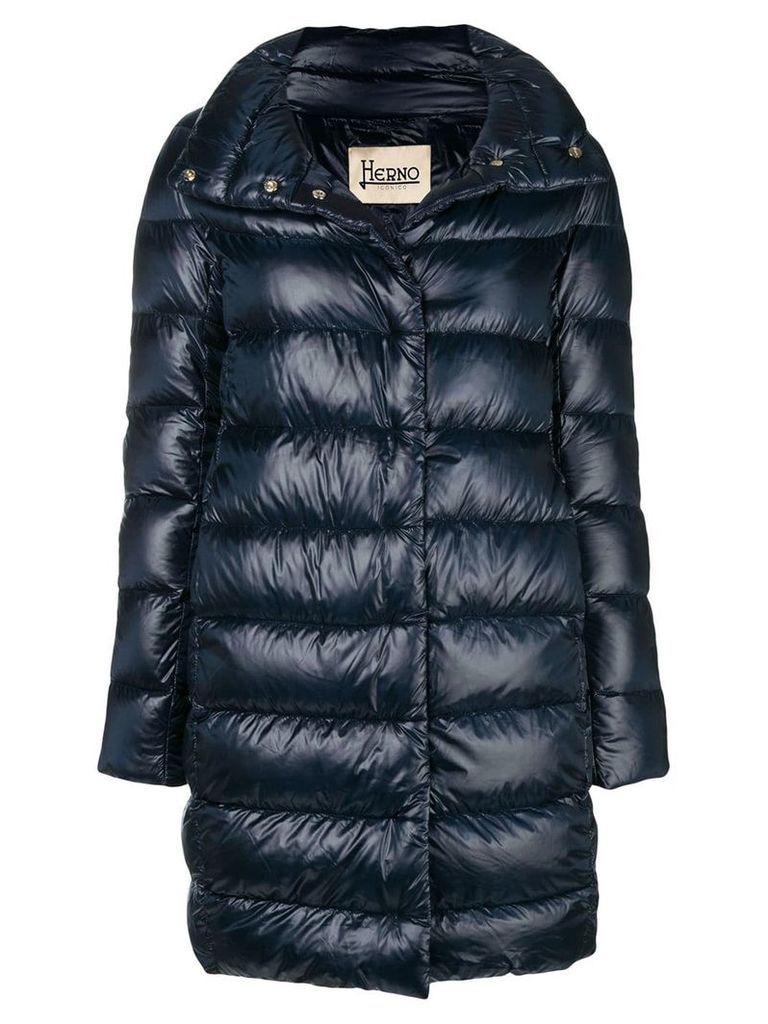 Herno feather down puffer jacket - Blue