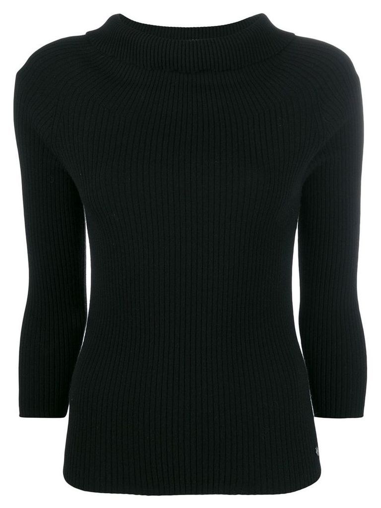 Twin-Set knitted top - Black