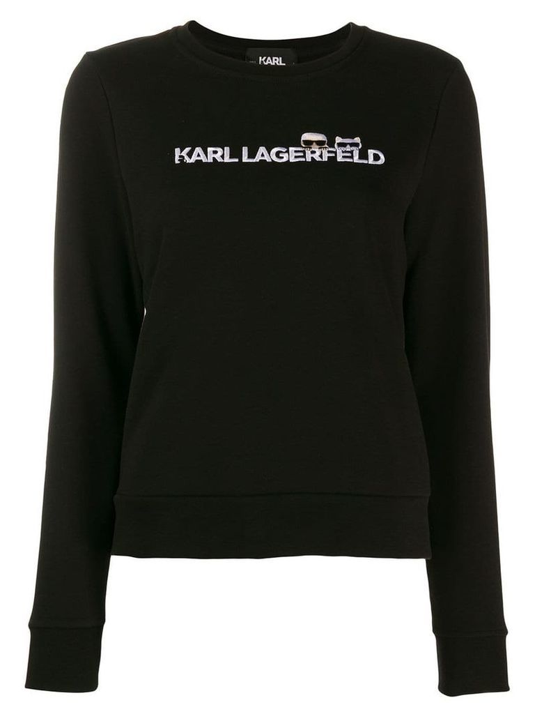 Karl Lagerfeld Ikonik logo sweatshirt - Black