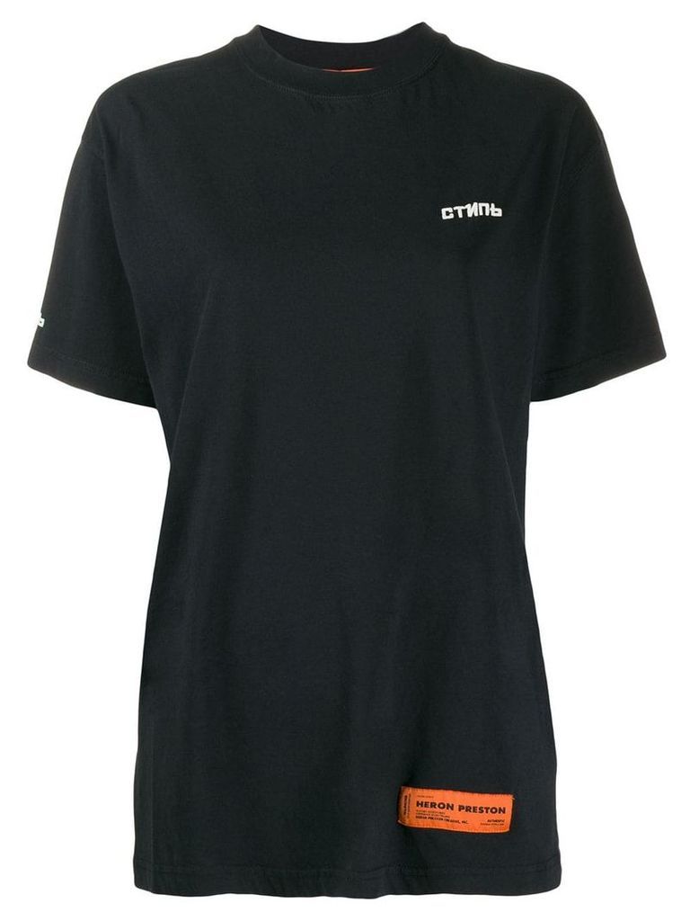 Heron Preston logo T-shirt - Black
