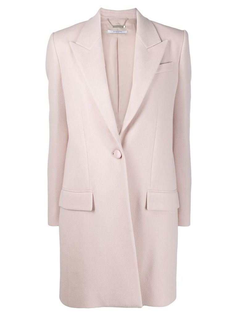 Givenchy single-breasted tailored coat - PINK