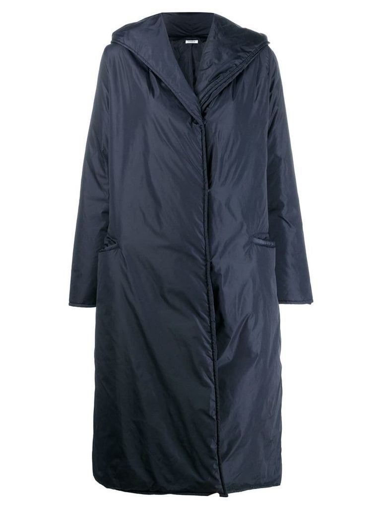 P.A.R.O.S.H. long hooded jacket - Blue