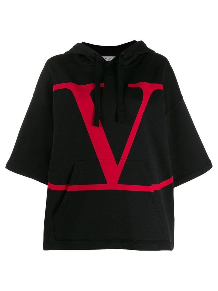 Valentino VLOGO boxy hoodie - Black