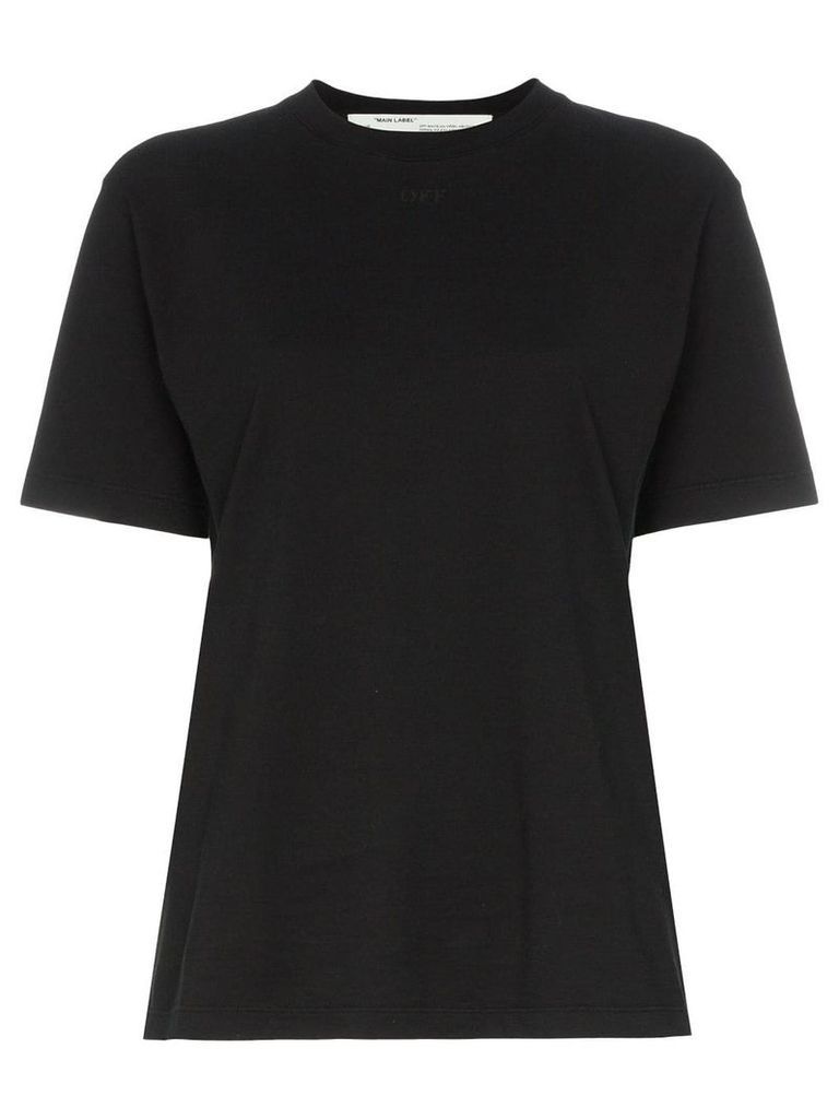 Off-White tonal logo print T-shirt - Black