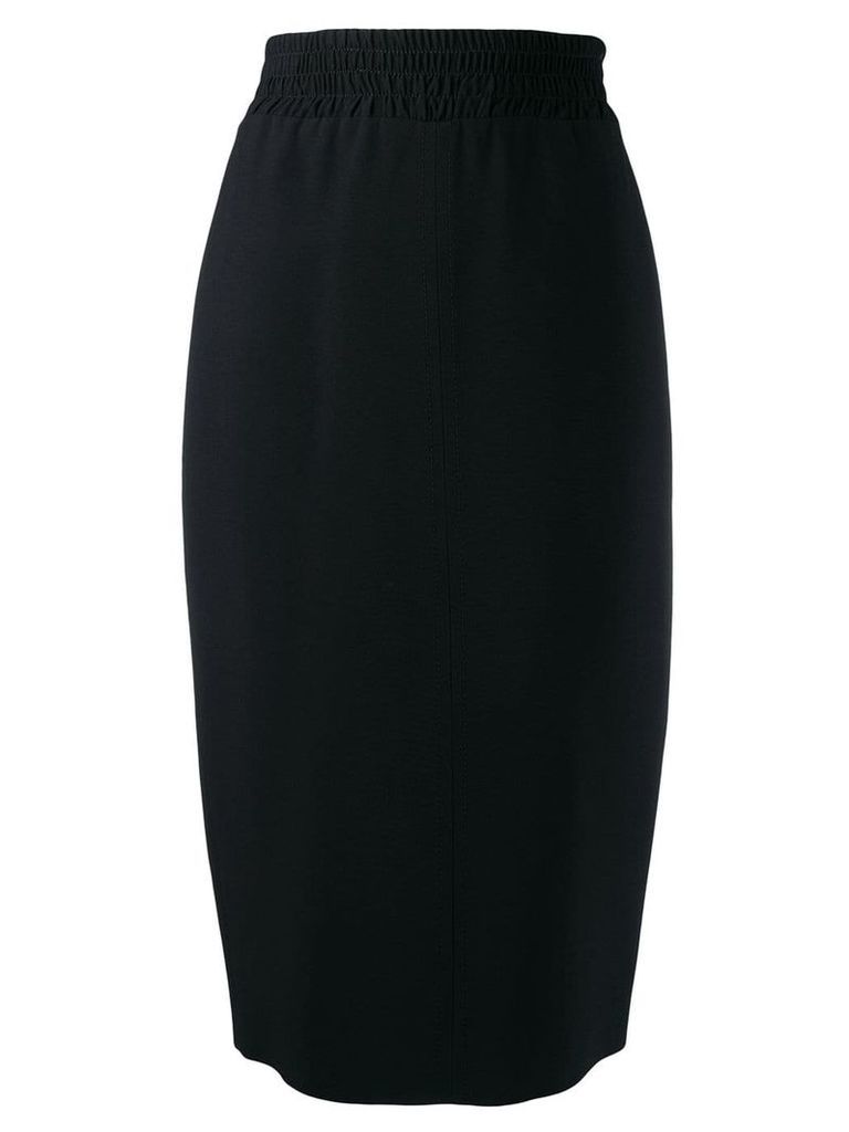 Nº21 knitted side stripe skirt - Black