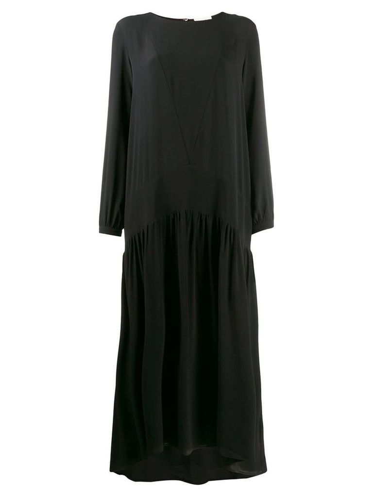 Semicouture full length day dress - Black
