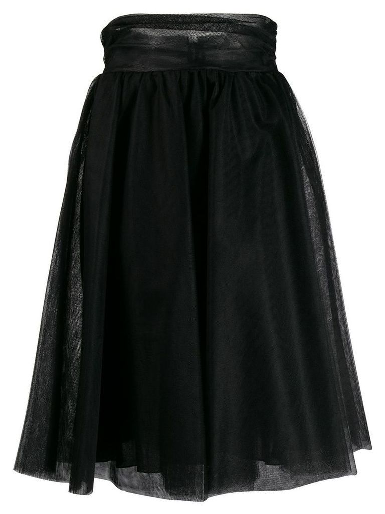 Pinko A-Line flared skirt - Black