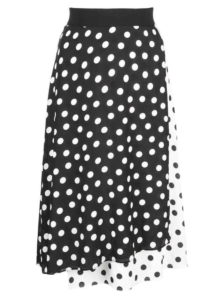 Alice+Olivia Nanette mock wrap skirt - Black