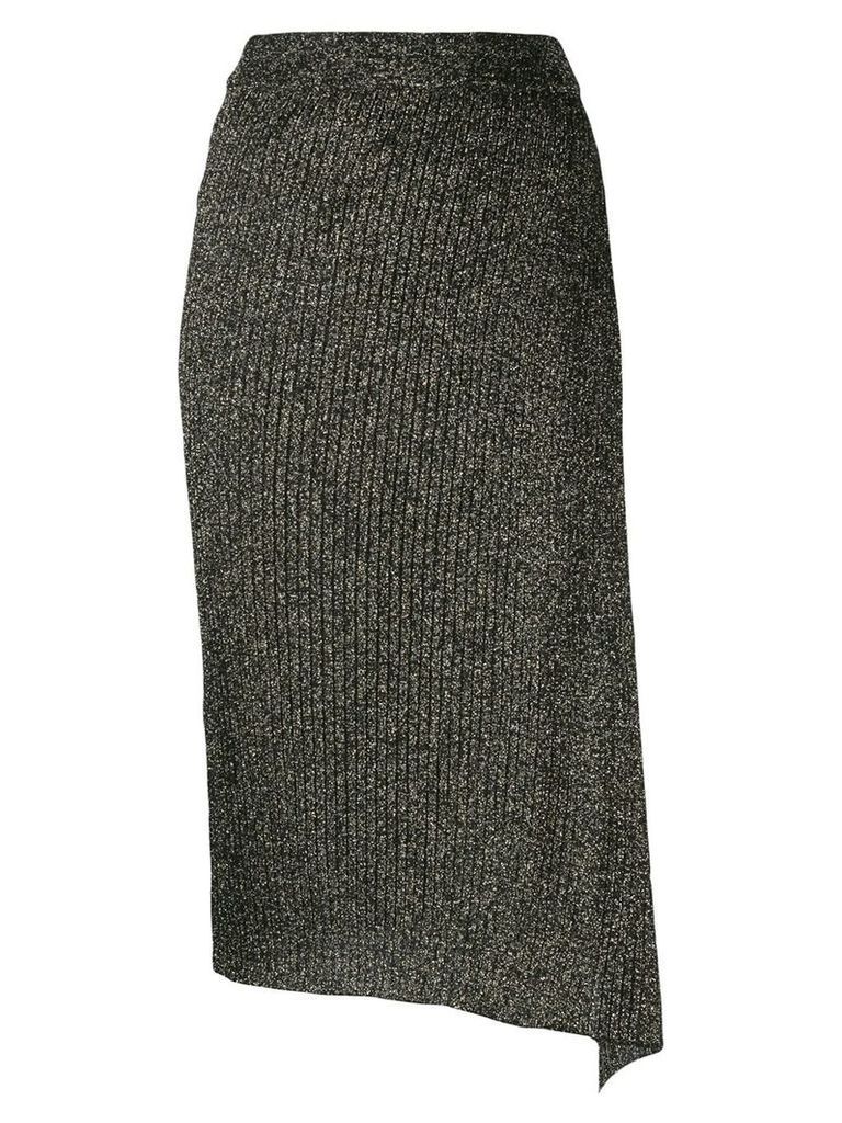 Pinko ribbed knit skirt - Black