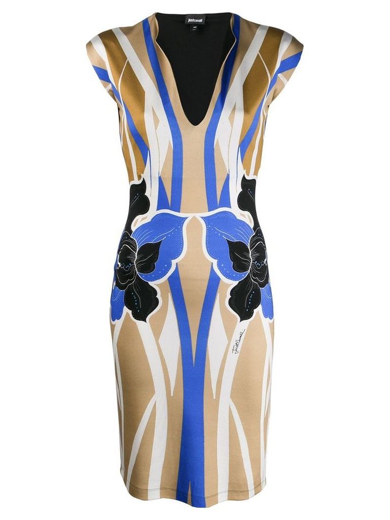Just Cavalli printed dress - Blue