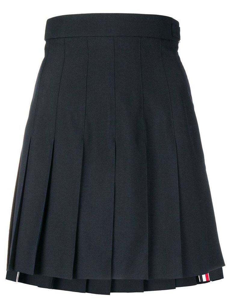 Thom Browne Super-High Waist Miniskirt - Blue