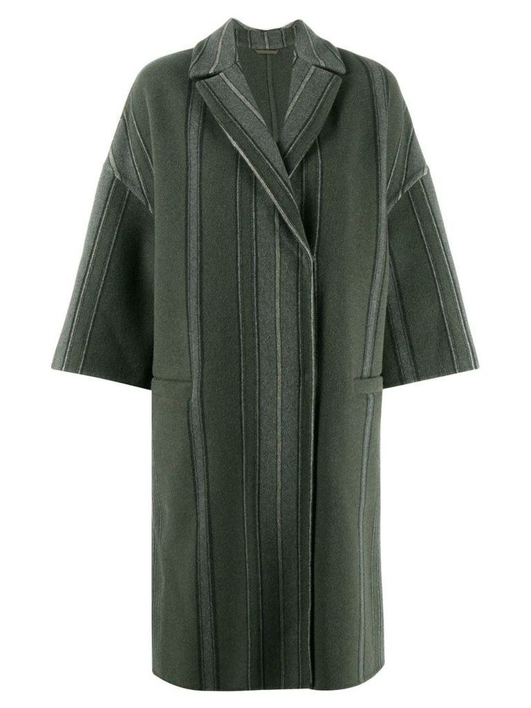 Brunello Cucinelli oversized coat - Green