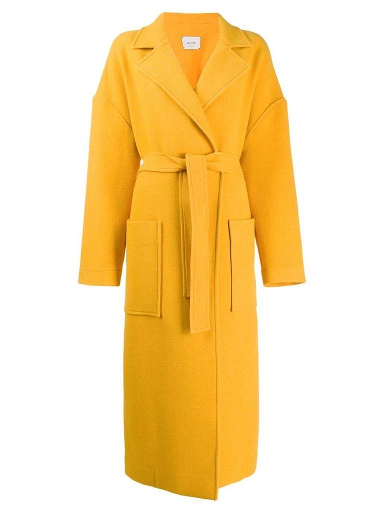 Alysi oversized coat - Yellow