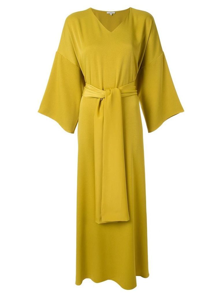 Layeur wide sleeve maxi dress - Yellow