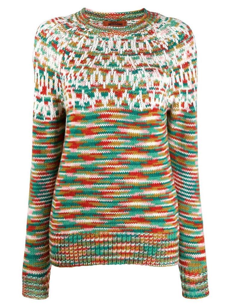 Missoni knitted jumper - Green
