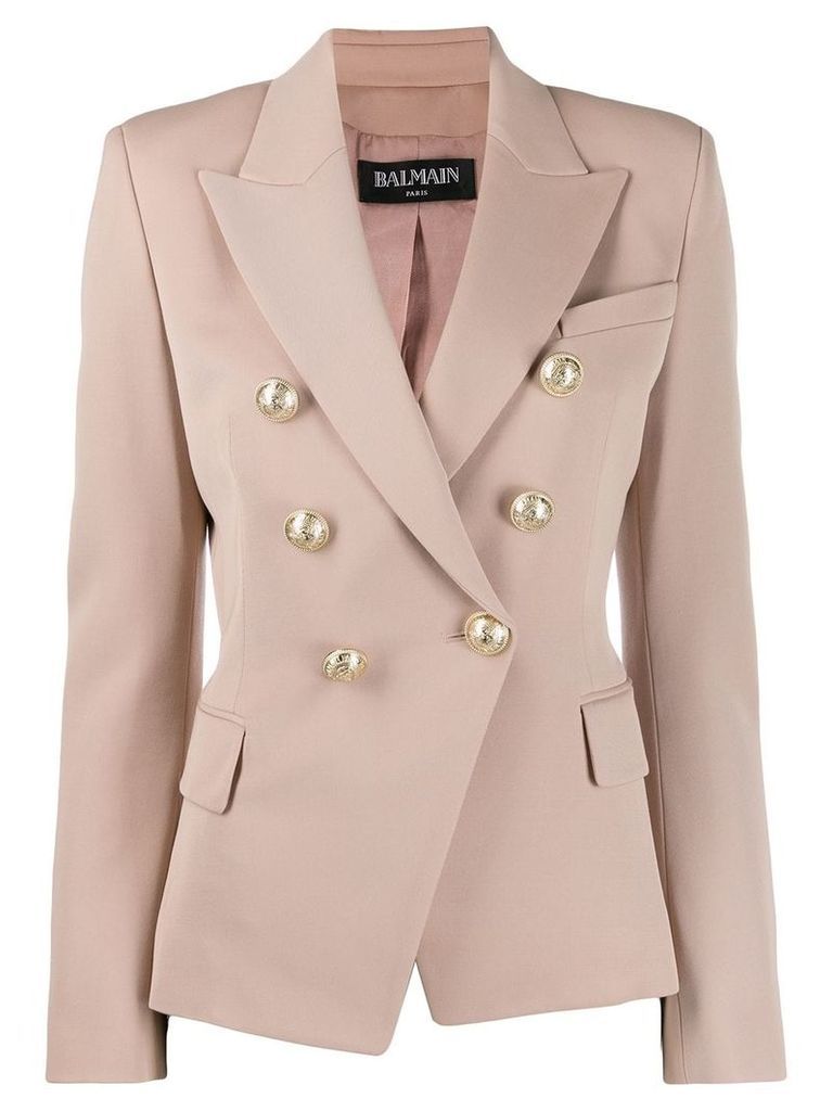 Balmain classic tailored blazer - NEUTRALS